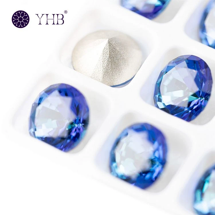 Multi Colors Bulk diamond fancy pointback glass crystals for hotfix rhinestone transfer applique